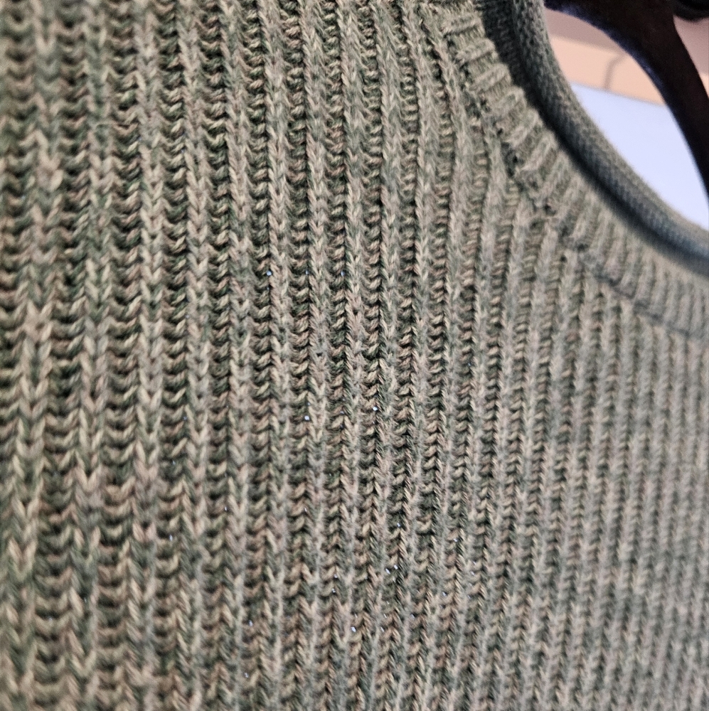 Old Navy Men’s Textured Rib Knit Crew Neck Cotton Sweater